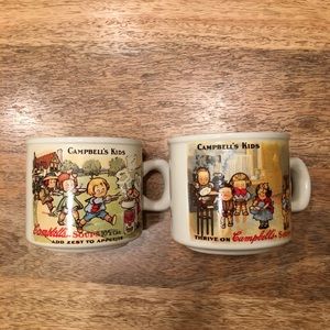 1994 Campbell’s Kids soup mugs (vintage cups)